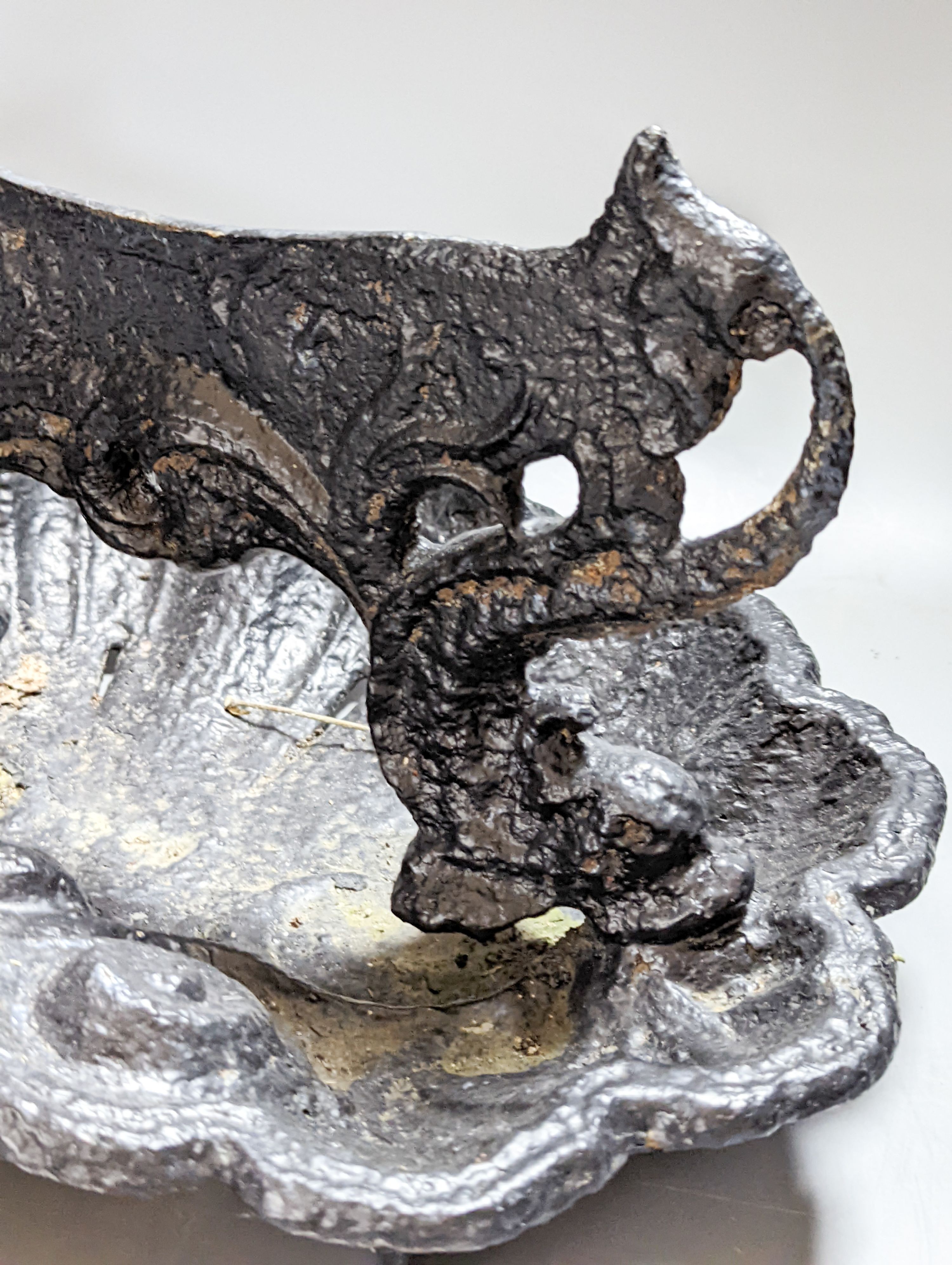 Victorian cast iron bootscraper 37cm
